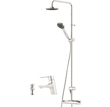 Duschset med takdusch, handdusch och armatur