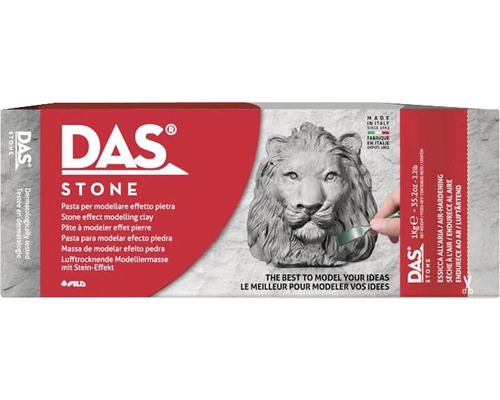 DAS Stone modelleringsmassa, 1 kilogram, för att skapa steneffekter