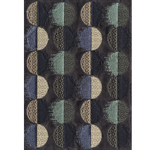 Textil med halvcirkelmönster