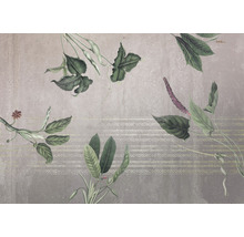 Tapet med botaniskt växtmönster