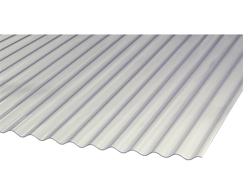 Korrugerad plast GOP PV-Nyl 1500x660mm Genomskinlig korrugerad platta för takläggning