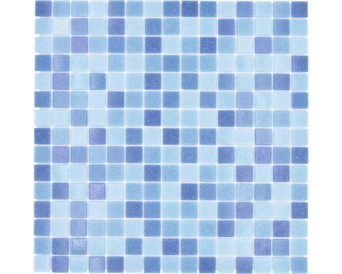 Glas Mos GM A 339P blå 32,7x30,5 cm