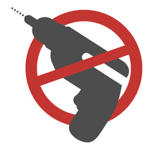 Symbol för borrningsförbud