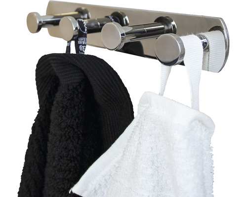 Handdukshållare med handdukar av metall