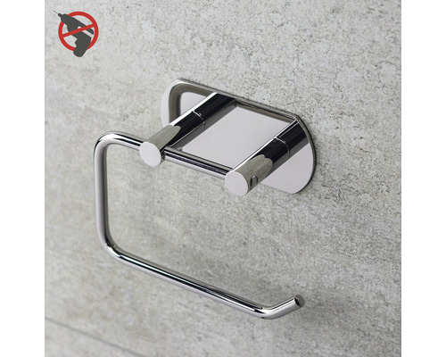 Toalettpappershållare för väggmontering utan borrning