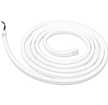 Vit LED-ljusslinga i spiralform