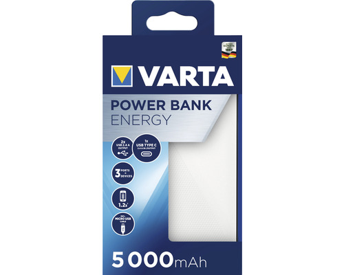Varta Powerbank Energy 5000 mAh förpackning