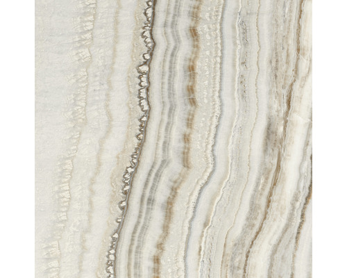 Klinker Athen grå beige vit blank marmoroptik 120x120x0,93 cm Kakelmönster med skiktat utseende