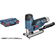 Bosch sladdlös sticksåg med transportväska och sticksågsblad