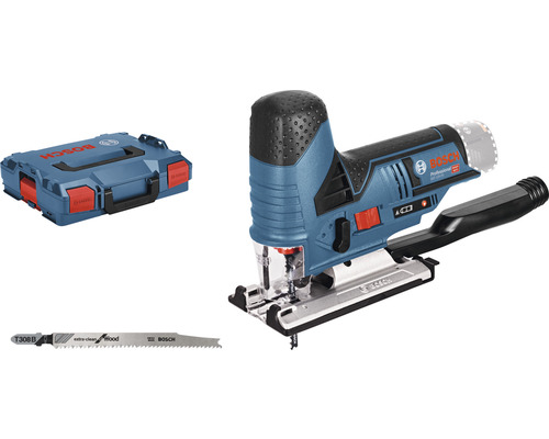 Bosch sladdlös sticksåg med transportväska och sticksågsblad