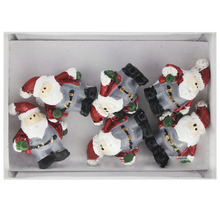 Juldekorationer Santa Claus i set