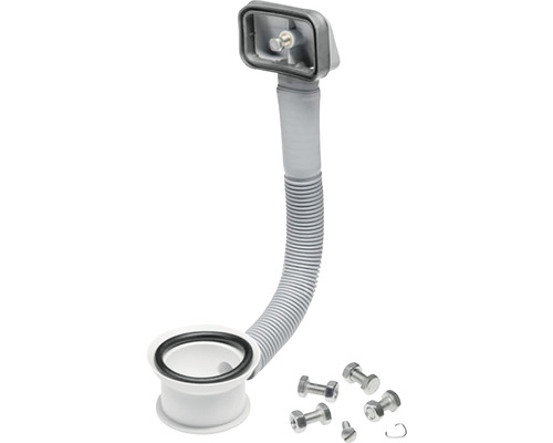 Badkarsavlopp med tillbehör för installation