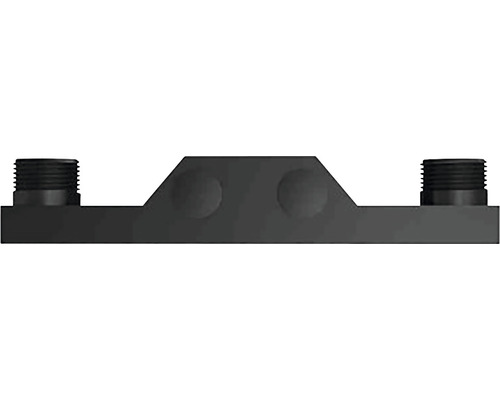 Svart avluftningsventil i metall