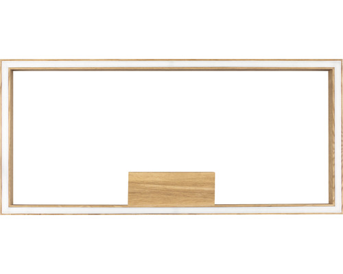 Badrumsspegel med träram