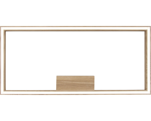 LED-spegel med träram