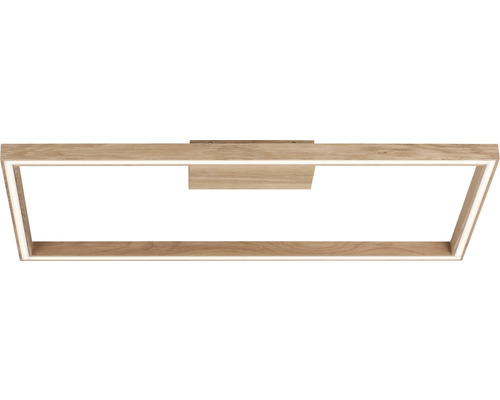 Fyrkantig LED taklampa av trä