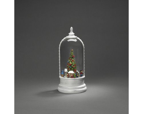 Julgranskula med julgran och figurer