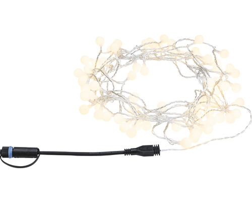 Ljusslinga med runda lampor