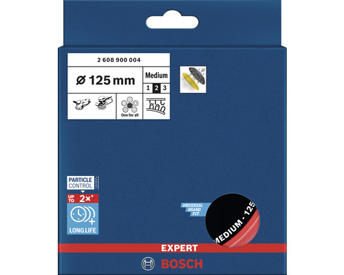 Bosch slippapper, diameter 125 mm, medelgrovlek