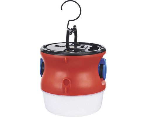 Campinglampa med upphängningsanordning