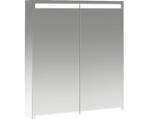 Spegelskåp med belysning IFÖ Option Middle 60 grå 60x70x15 cm LED 8974007