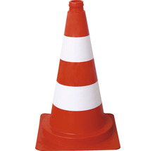 Trafikkon med vita ränder