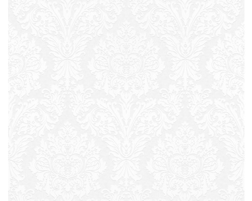 Tapet MARBURG Patent Dekor Green Label natur vit 5718 Tapet med reliefstruktur och blommönster