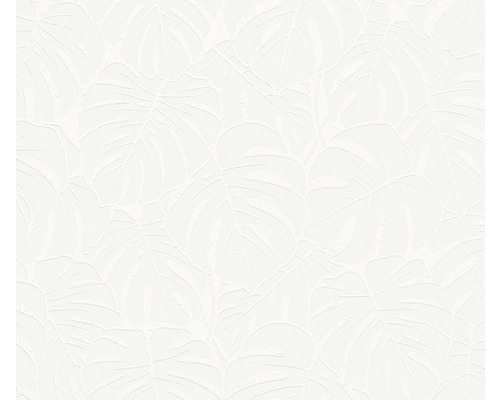 Tapet MARBURG Patent Dekor Green Label blommig vit 5723 Tapet med växtmönster