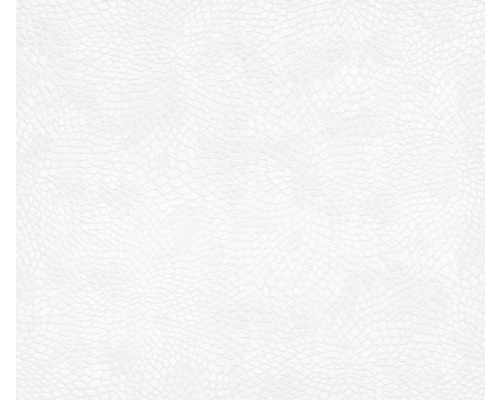 Tapet MARBURG Patent Dekor Green Label grafisk vit 5733 Vit tapet med reptilmönster
