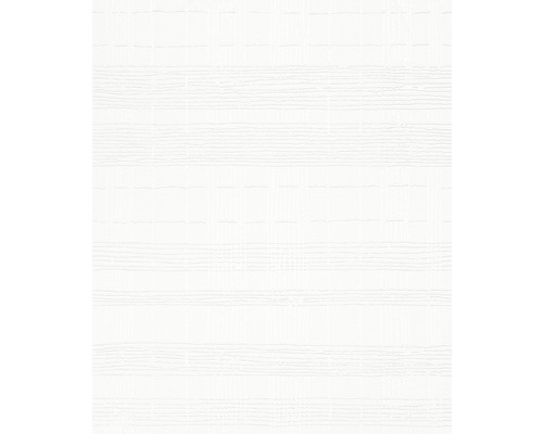 Tapet MARBURG Patent Dekor Laser grafisk vit 9066 Textiltextur med horisontella linjer och kvadratiska mönster