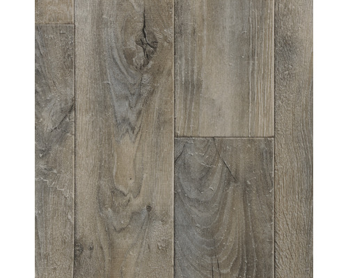 Vinylmatta Primetex Factory Pecan 4m bred (metervara) Närbild av laminatgolv med träutseende
