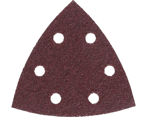 Slippapper BOSCH 93x93x93mm F460 kornstorlek 80 Triangulärt sandpapper med sex hål