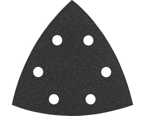 Slippapper BOSCH 93x93x93mm F355 kornstorlek 120 Triangulärt slippapper med sex hål