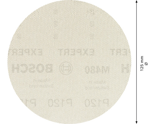 Bosch slipskiva, diameter 125 mm