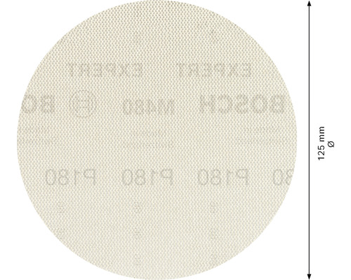 Slipskiva, kornstorlek 180, diameter 125 millimeter