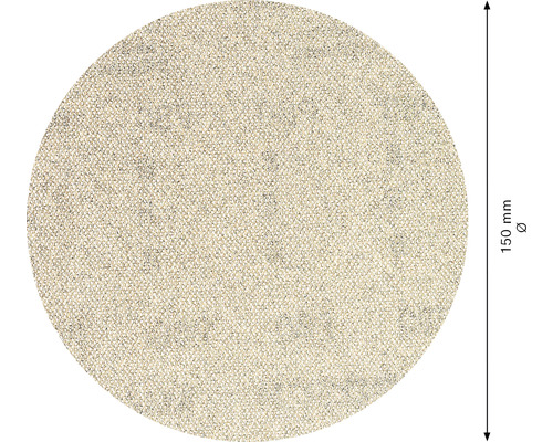 Rund matta med en diameter på 150 mm