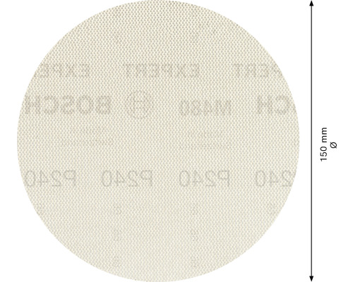 Slipskiva med en diameter på 150 mm