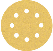 Runt sandpapper med hål för slipning