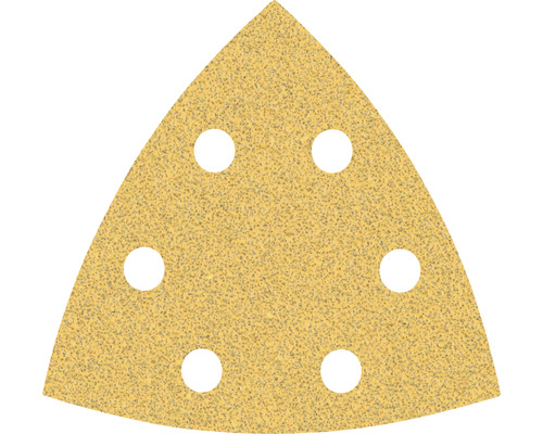 Slippapper BOSCH 93x93x93mm kornstorlek 60 Triangulärt sandpapper med sex hål