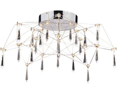 Taklampa med dekorativa hängen