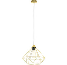 Pendellampa med geometrisk lampskärm