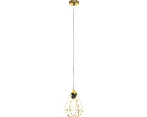 Pendellampa med geometrisk lampskärm