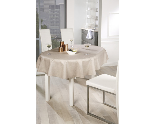 Bordsduk oval sand 140x190cm Bordsduk oval sand 140x190cm