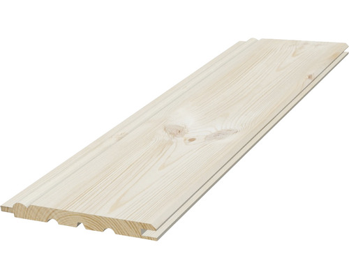 Träpanel MOELVEN Trend pärlspont obehandlad furu 12x95x4500mm (OBS! Enbart helpall) Profilbräda av trä