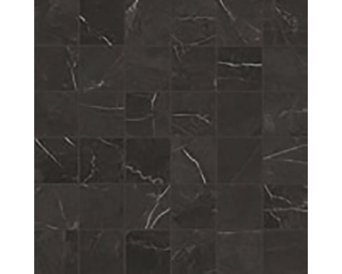 Mosaik Marble svart polerad 30x30 cm