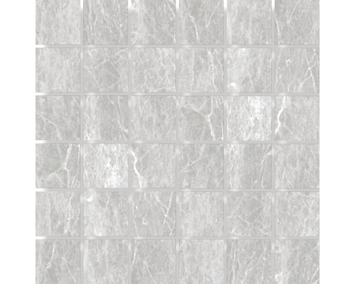 Mosaik keramik elegant perla grå grafit matt 30x30 cm 405381