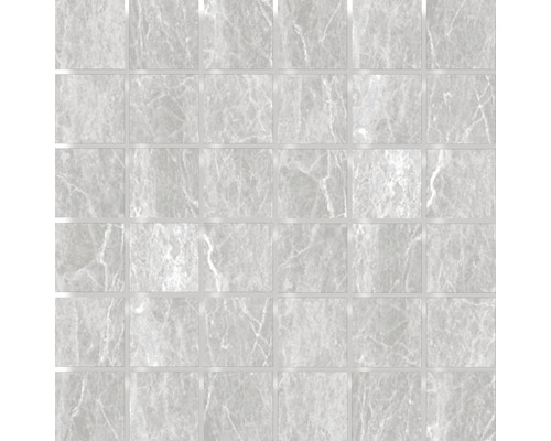 Mosaik keramik elegant perla grå grafit matt 30x30 cm 405381 Kakelmönster med marmorlook