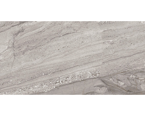 Kakel Travertin grå blank 20x40cm
