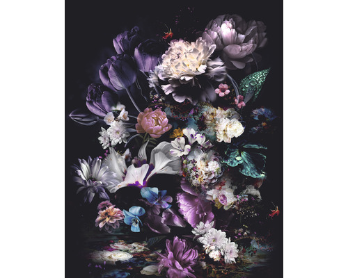 Fototapet MARBURG Smart Art Easy Floral lila 4 delar 270x212cm 47225