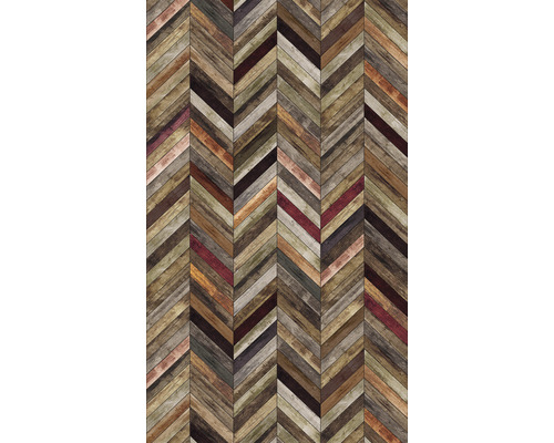 Fototapet MARBURG Smart Art Easy trä sten brun 3 delar 270x159cm 47244-0
